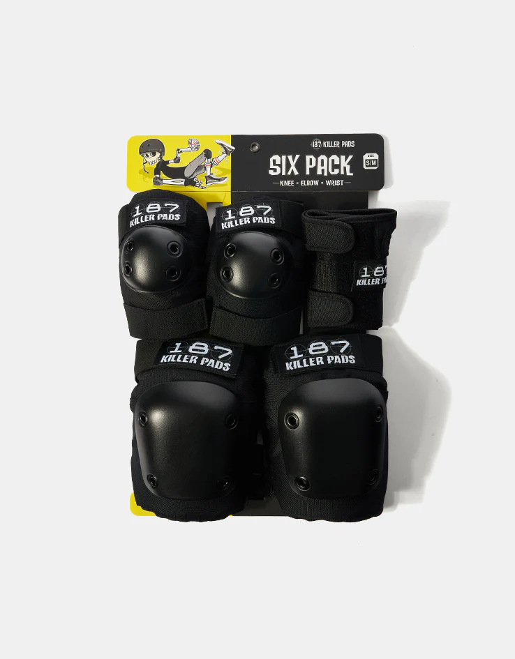 187 Killer Pads Six Pack Pad Set - Black - Image 2