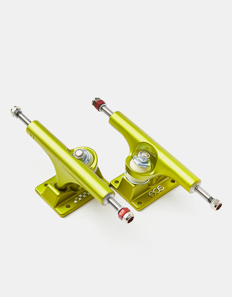 Ace AF1 Skateboard Trucks - Satin Lime (Pair) - Image 2
