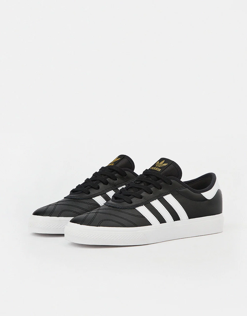 adidas Adi Ease Skate Shoes - Core Black/White/Gold Metallic - Image 4