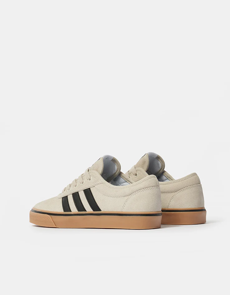 adidas Adi Ease Skate Shoes - Crystal White/Core Black/Gum - Image 4