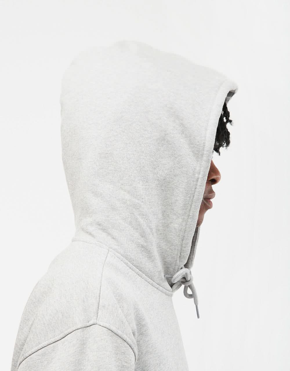 Adidas Breakthru Pullover Hoodie - Medium Grey Heather/Team Royal Blue - Image 5