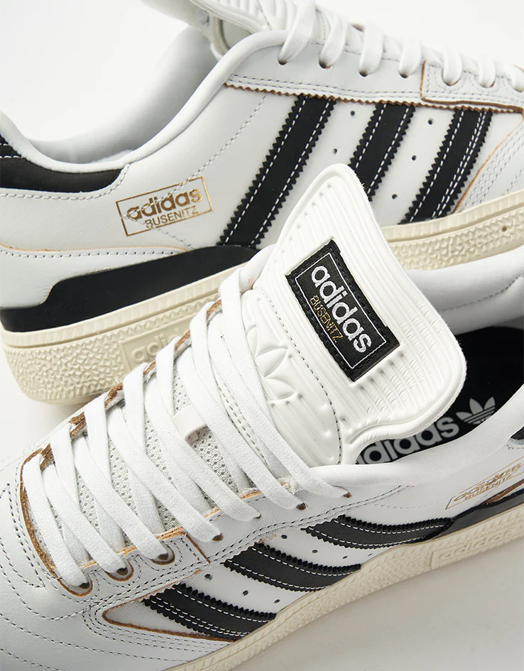 adidas Busenitz Skate Shoes - Crystal White/Core Black/Off White - Image 6