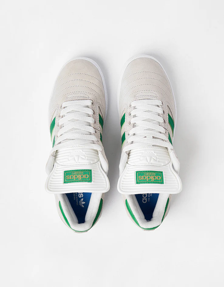 adidas Busenitz Skate Shoes - Crystal White/Crystal White/Gold Metallic - Image 9