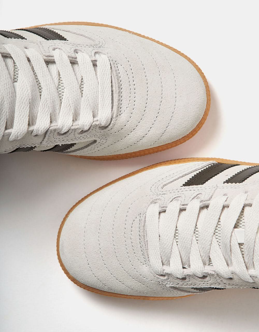 adidas Busenitz Skate Shoes - Crystal White/Shadow Olive/Gum - Image 6