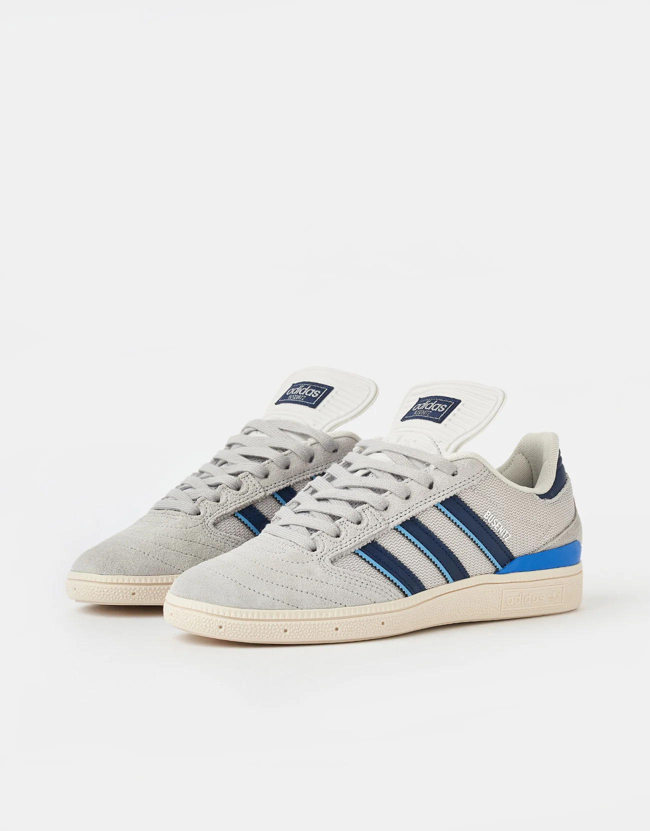 adidas Busenitz Skate Shoes - Grey/Dark Blue/Chalk White - Image 3