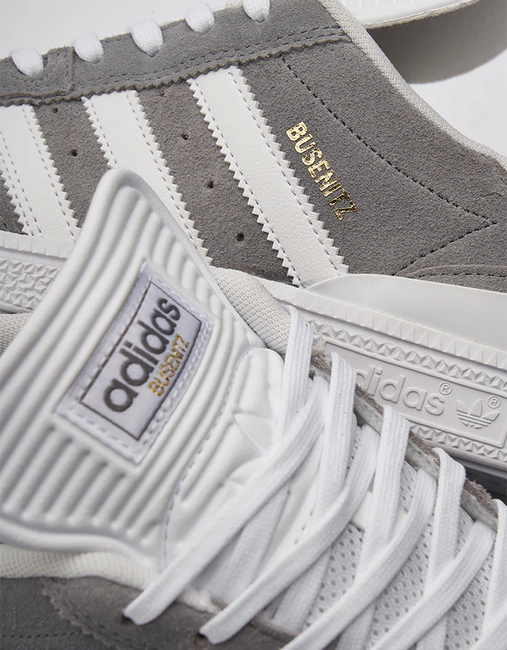 adidas Busenitz Skate Shoes - Grey/White/Gold Metallic - Image 5