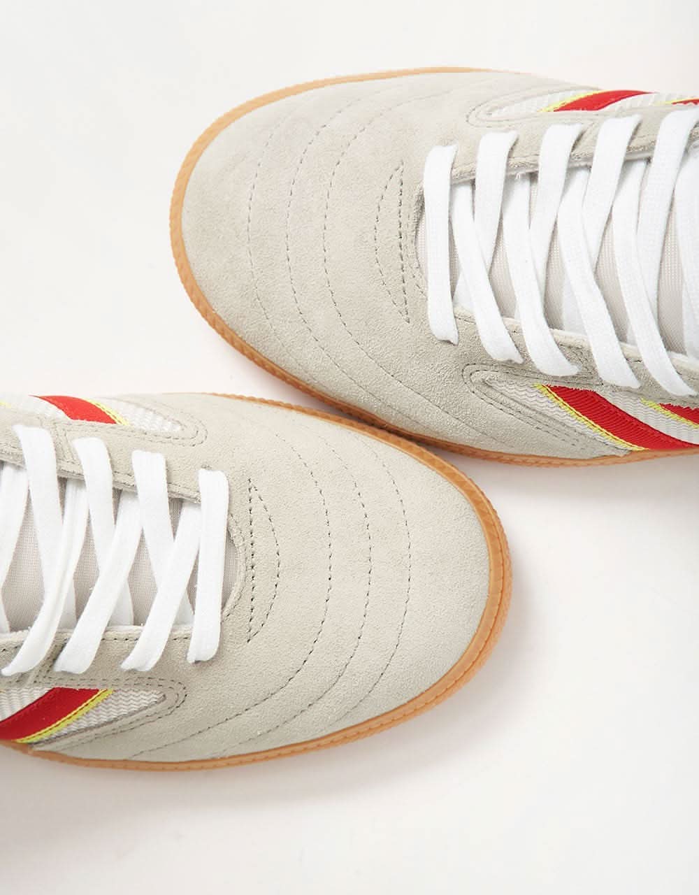 adidas Busenitz Vintage Skate Shoes - Feather Grey/Red/Orbit Grey - Image 5