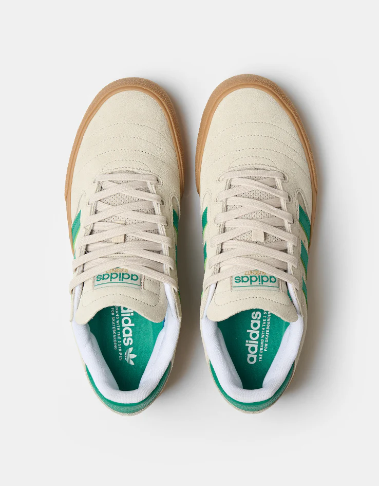 adidas Busenitz Vulc II Skate Shoes - Alumina/Court Green/Gum - Image 2