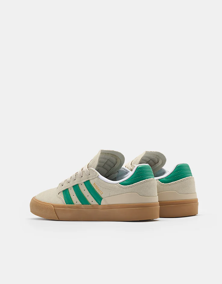 adidas Busenitz Vulc II Skate Shoes - Alumina/Court Green/Gum - Image 4