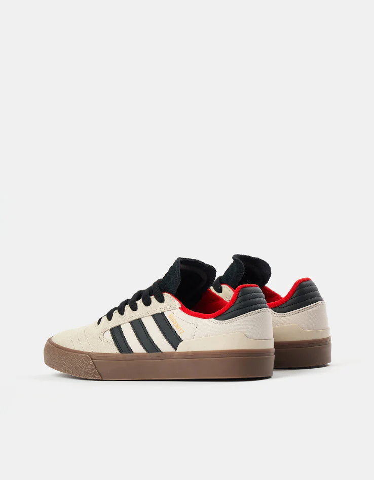 adidas Busenitz Vulc II Skate Shoes - Clear Brown/Core Black/Gum - Image 4
