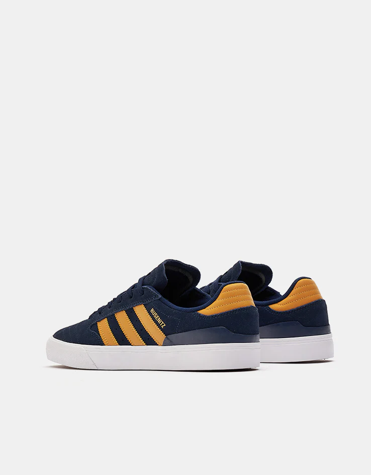 adidas Busenitz Vulc II Skate Shoes - Collegiate Navy/Preloved Yellow/White - Image 5