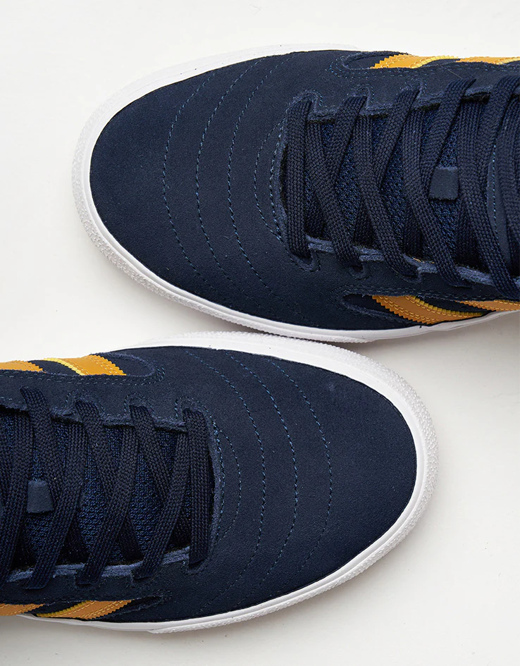adidas Busenitz Vulc II Skate Shoes - Collegiate Navy/Preloved Yellow/White - Image 6