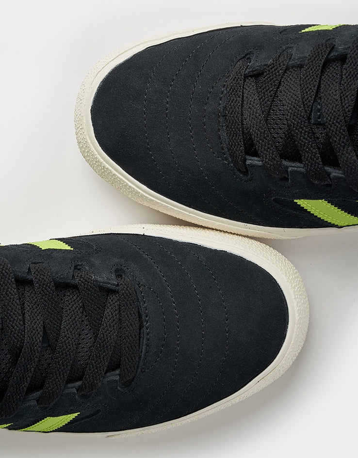 adidas Busenitz Vulc II Skate Shoes - Core Black/Solar Lime/Gold Metallic - Image 7