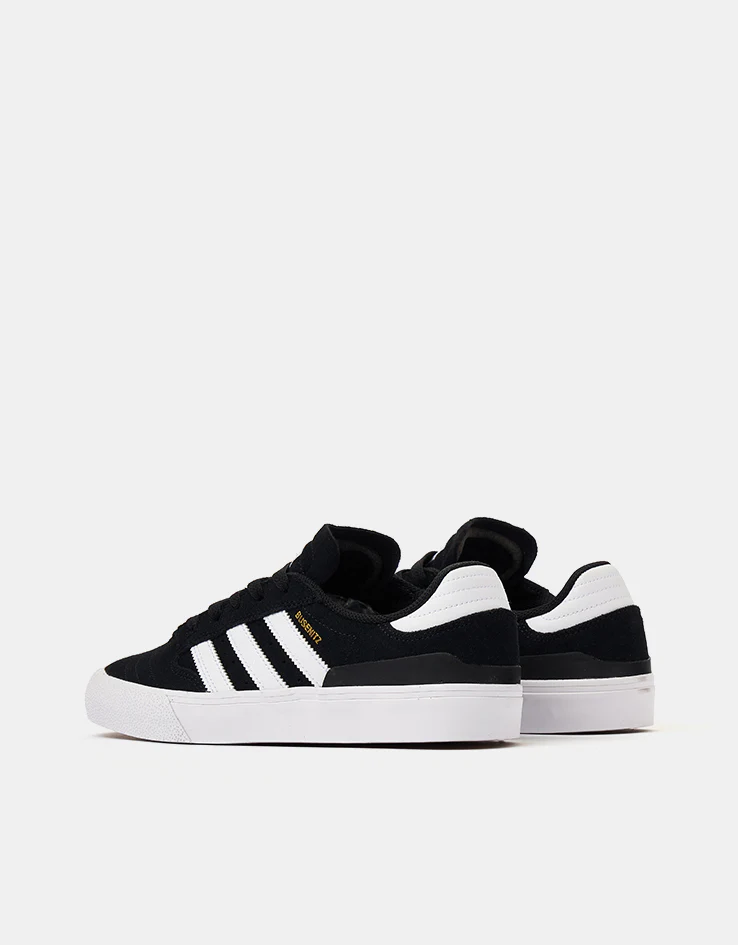 Adidas Busenitz Vulc II Skate Shoes - Core Black/White/Gum - Image 4