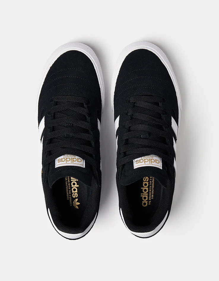 Adidas Busenitz Vulc II Skate Shoes - Core Black/White/Gum - Image 7