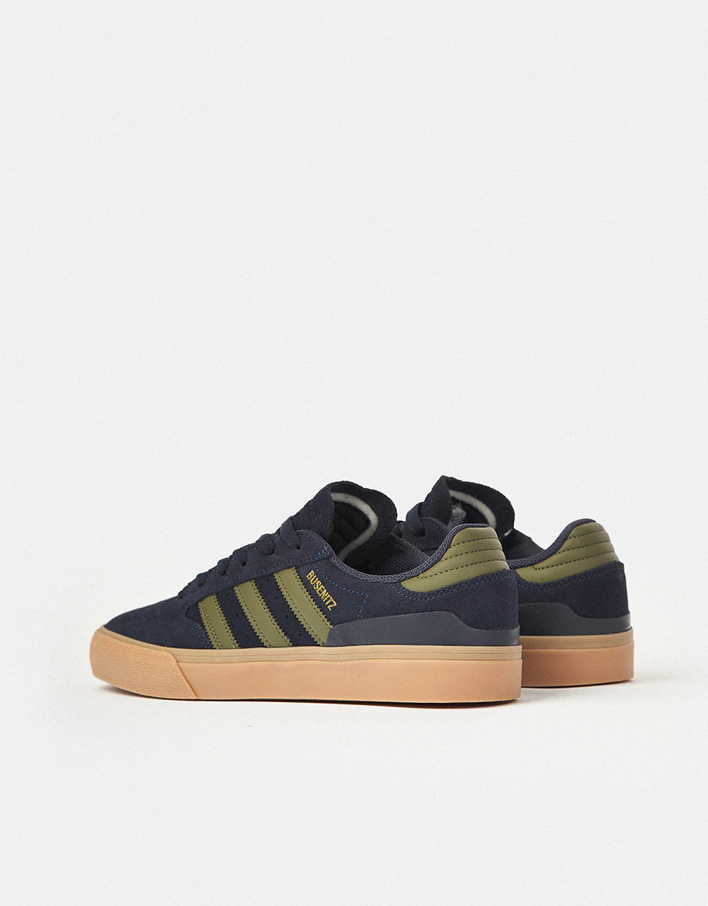 adidas Busenitz Vulc II Skate Shoes - Legend Ink/Olive Strata/Gold Metallic - Image 8