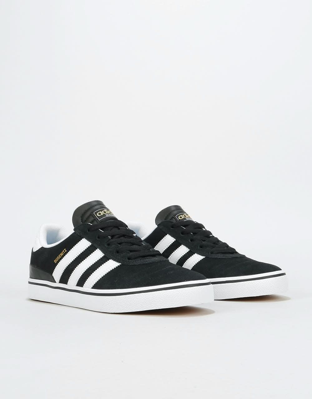 adidas Busenitz Vulc Skate Shoes - Black/Running White/Black - Image 2