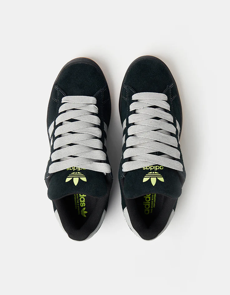 adidas Campus ADV Skate Shoes - Core Black/Grey/Gold Metallic - Image 2