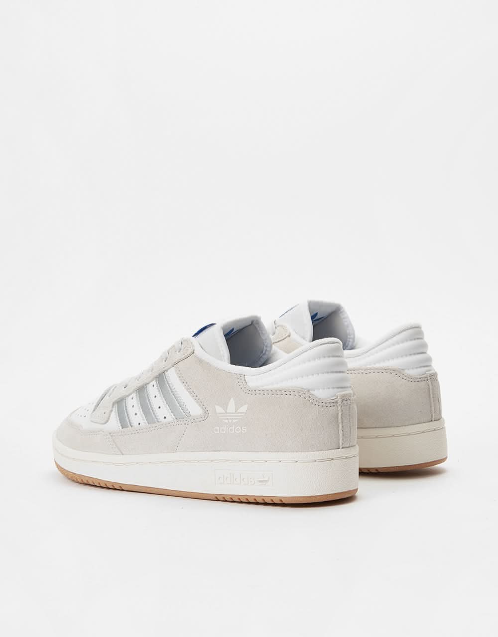 adidas Centennial 85 Low ADV Skate Shoes - Crystal White/Matte Silver/White - Image 6