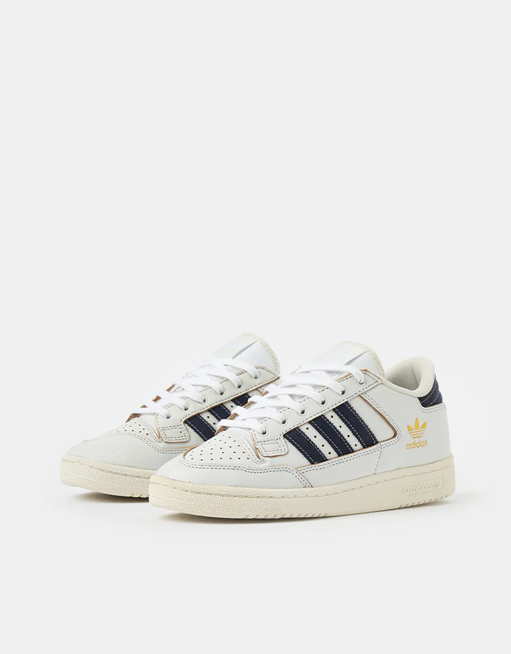 adidas Centennial 85 Low ADV Skate Shoes - Crystal White/Shadow Navy/Off White - Image 3