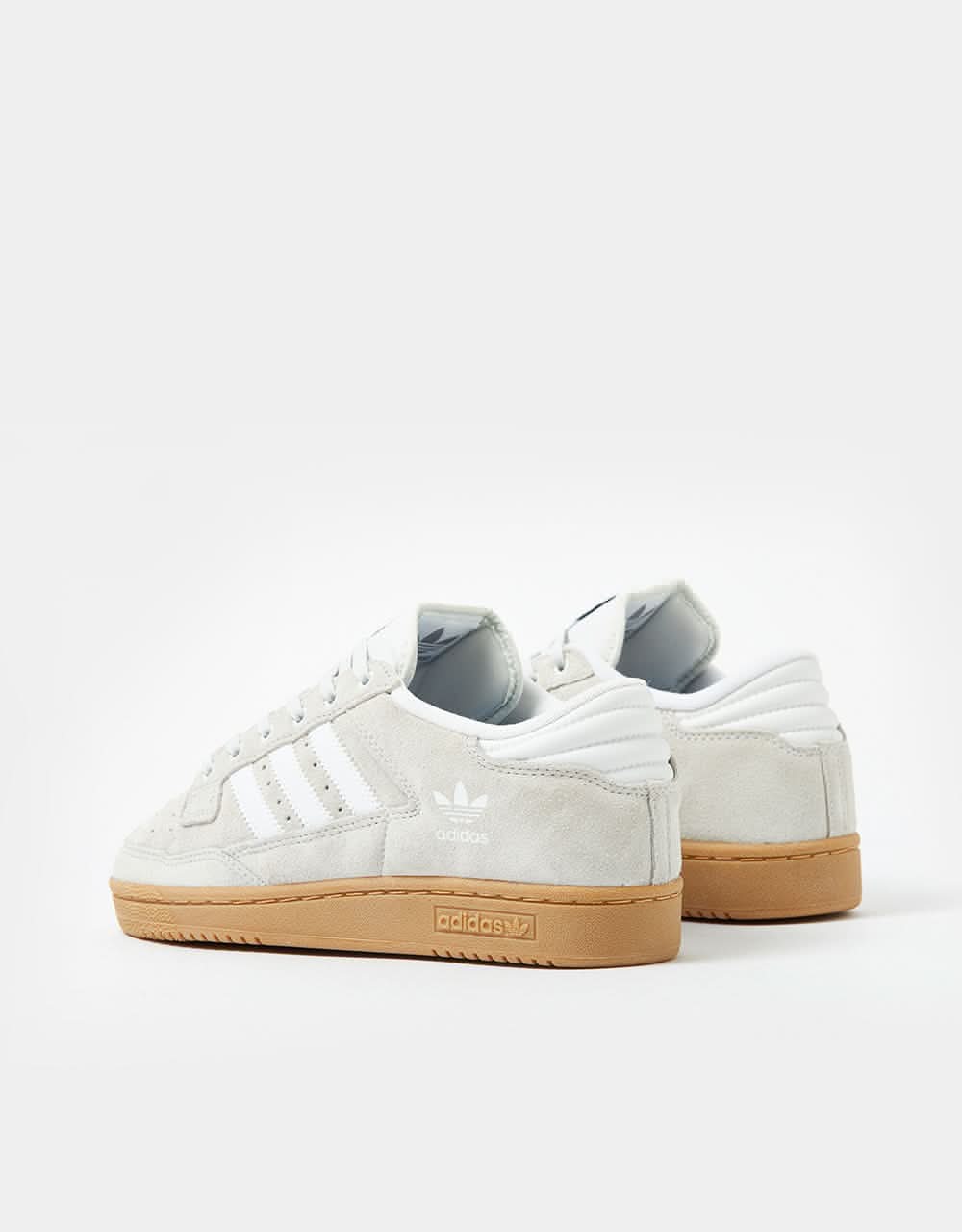 adidas Centennial 85 Low ADV Skate Shoes - Crystal White/White/Gum - Image 6