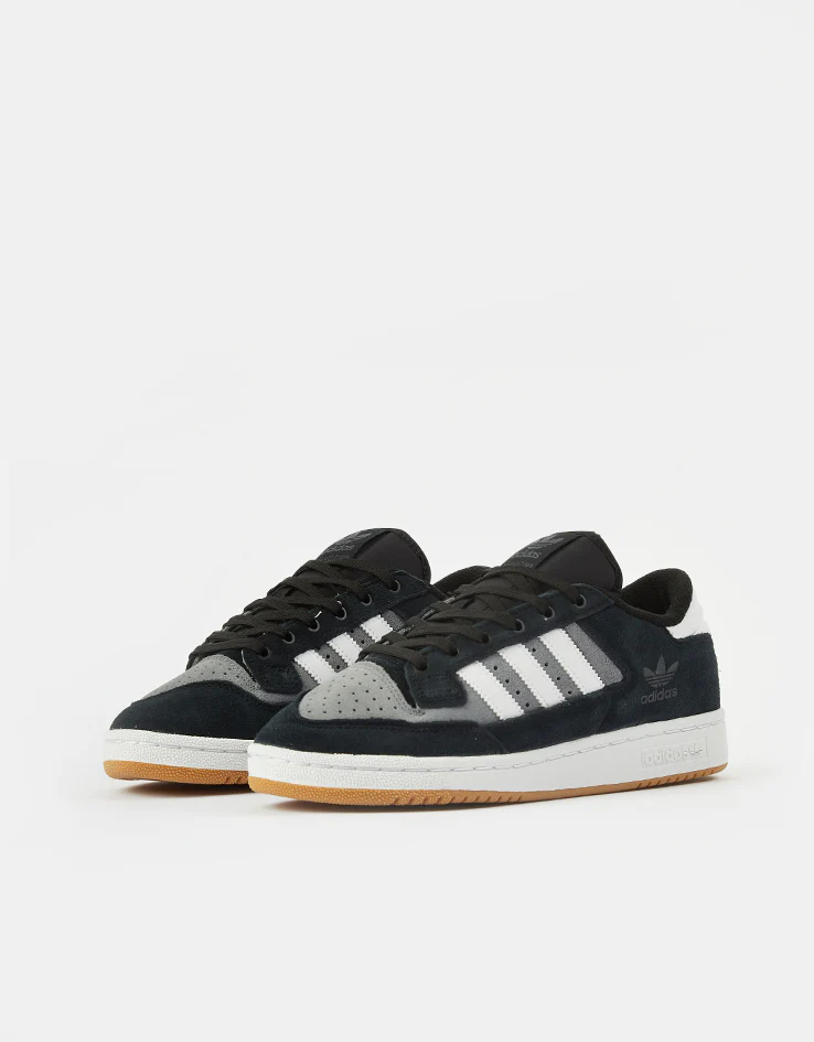 adidas Centennial 85 Low Skate Shoes - Core Black/Grey/Cloud White - Image 3