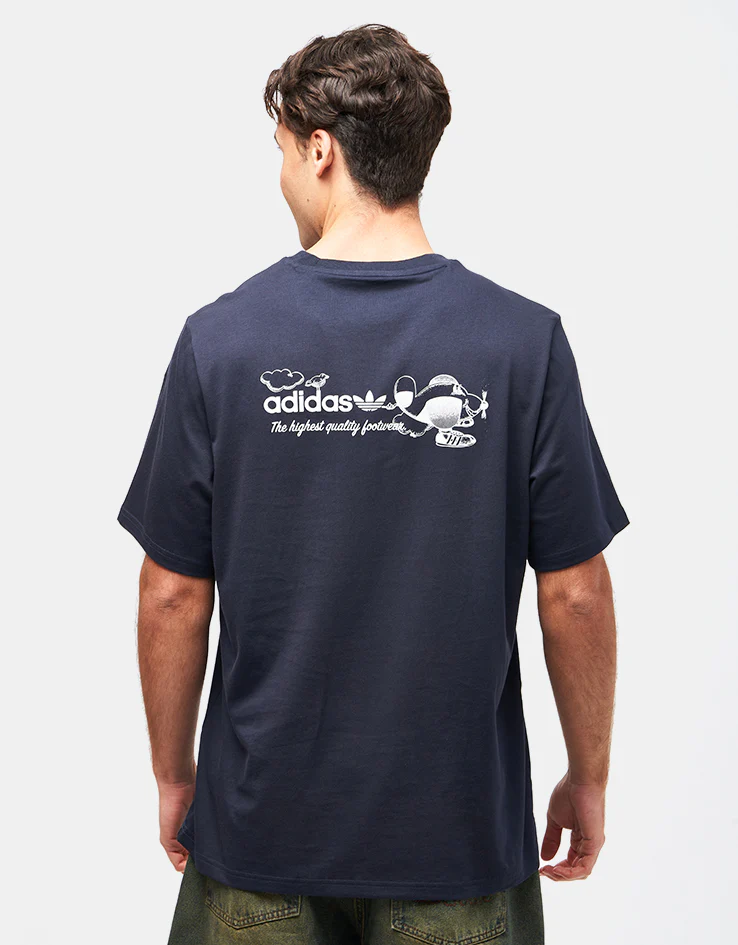 adidas Dogplane T-Shirt - Legacy Ink/White