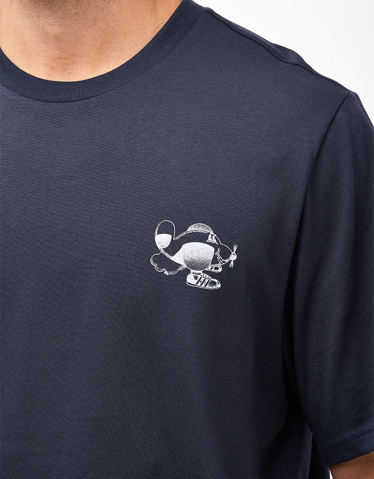 adidas Dogplane T-Shirt - Legacy Ink/White - Image 4
