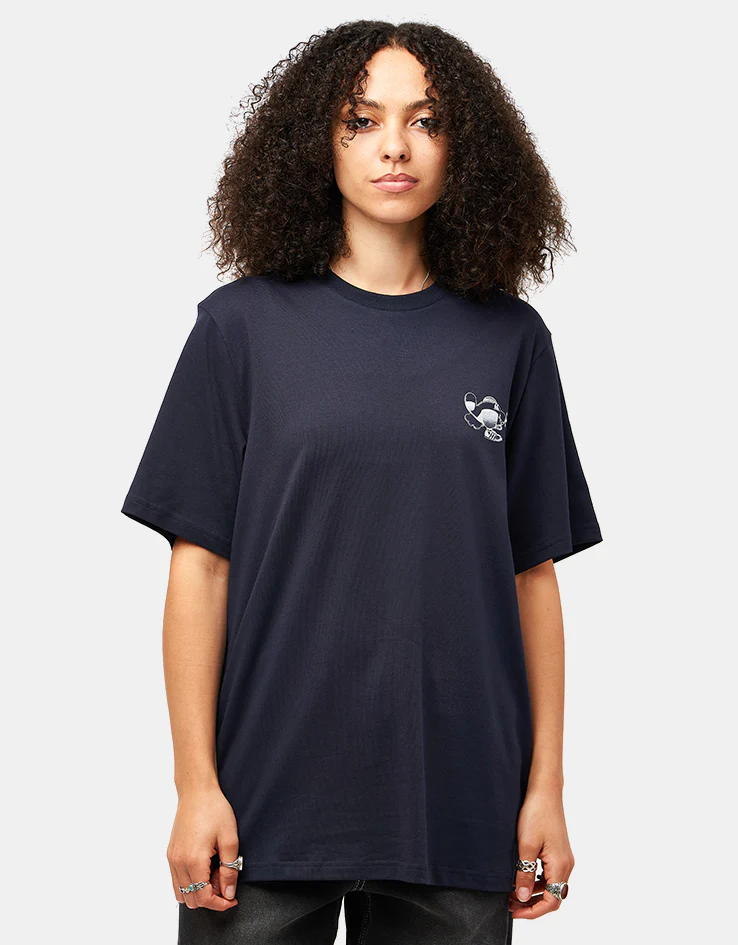 adidas Dogplane T-Shirt - Legacy Ink/White - Image 6
