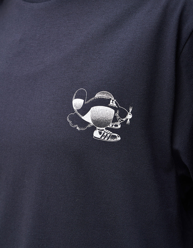 adidas Dogplane T-Shirt - Legacy Ink/White - Image 8