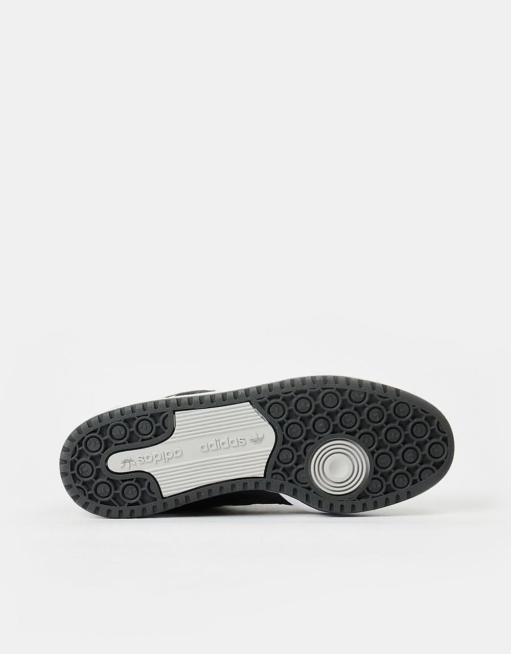 adidas Forum 84 Low ADV Skate Shoes - Carbon/Grey/Grey - Image 3