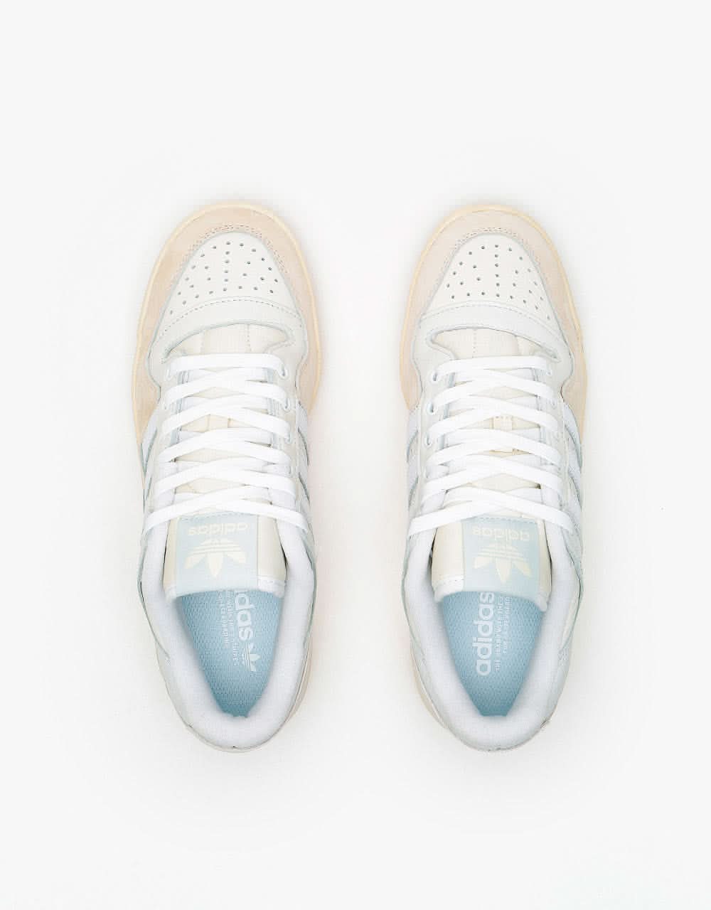 adidas Forum 84 Low ADV Skate Shoes - Chalk White/White/Cloud White - Image 5