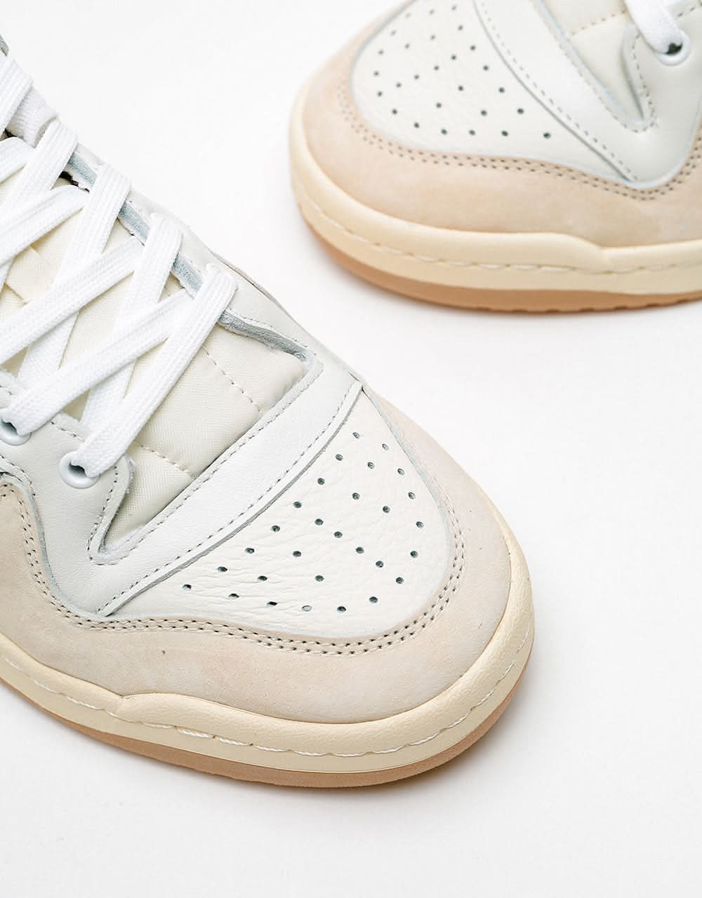 adidas Forum 84 Low ADV Skate Shoes - Chalk White/White/Cloud White - Image 6