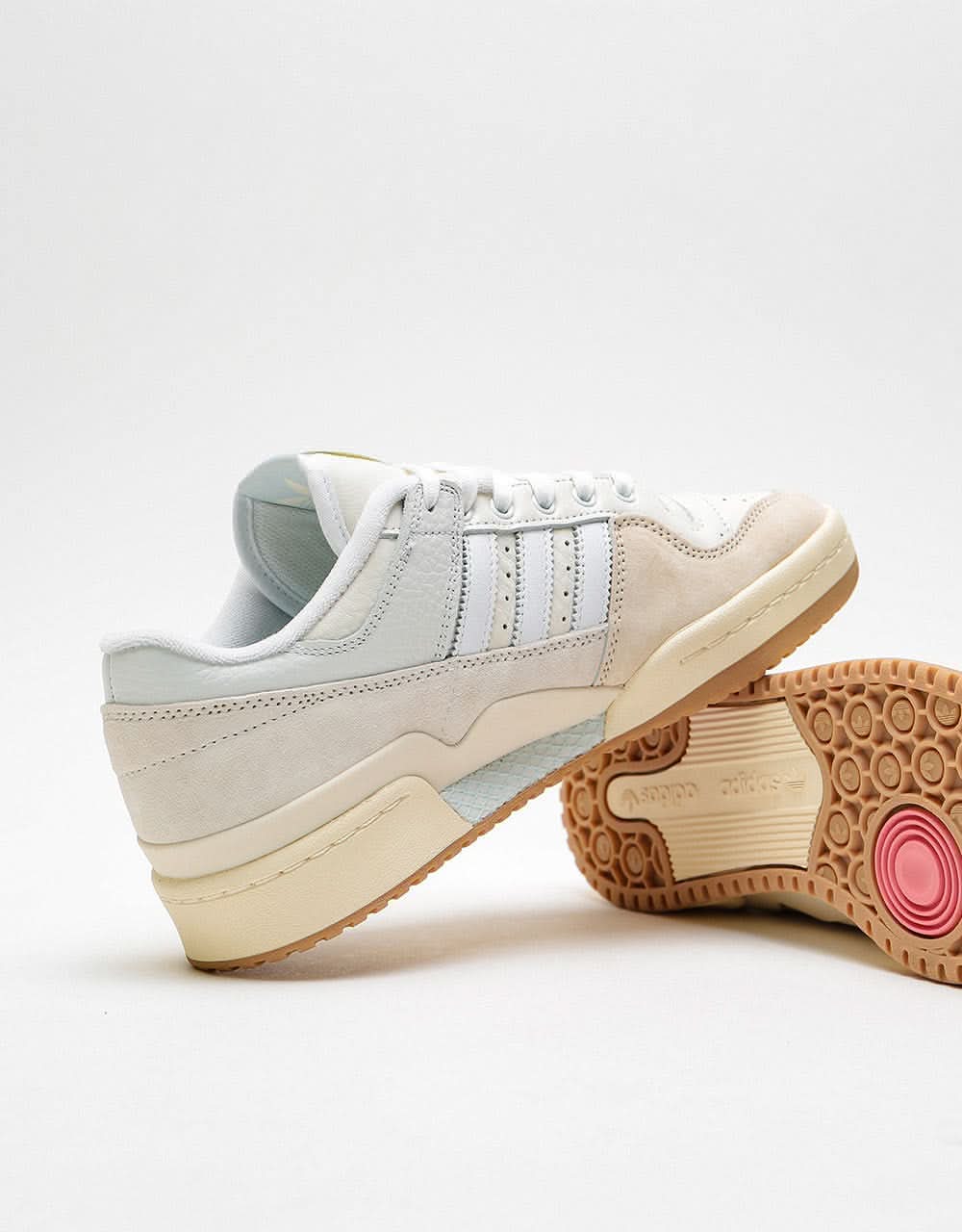 adidas Forum 84 Low ADV Skate Shoes - Chalk White/White/Cloud White - Image 7
