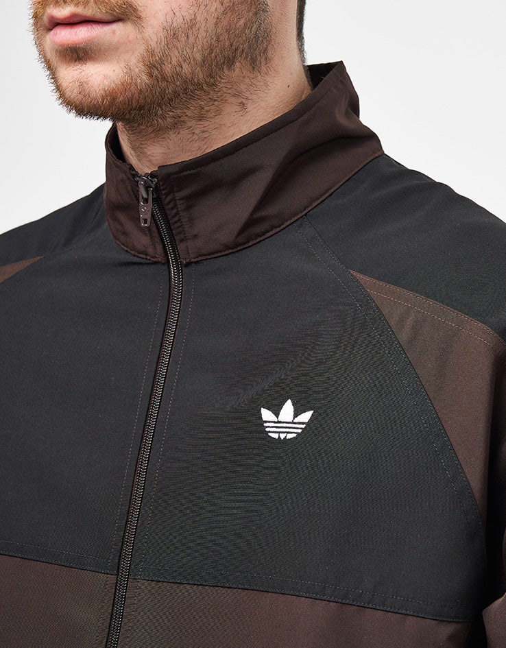 adidas Gatsele Track Jacket - Coffee/White/Black - Image 4