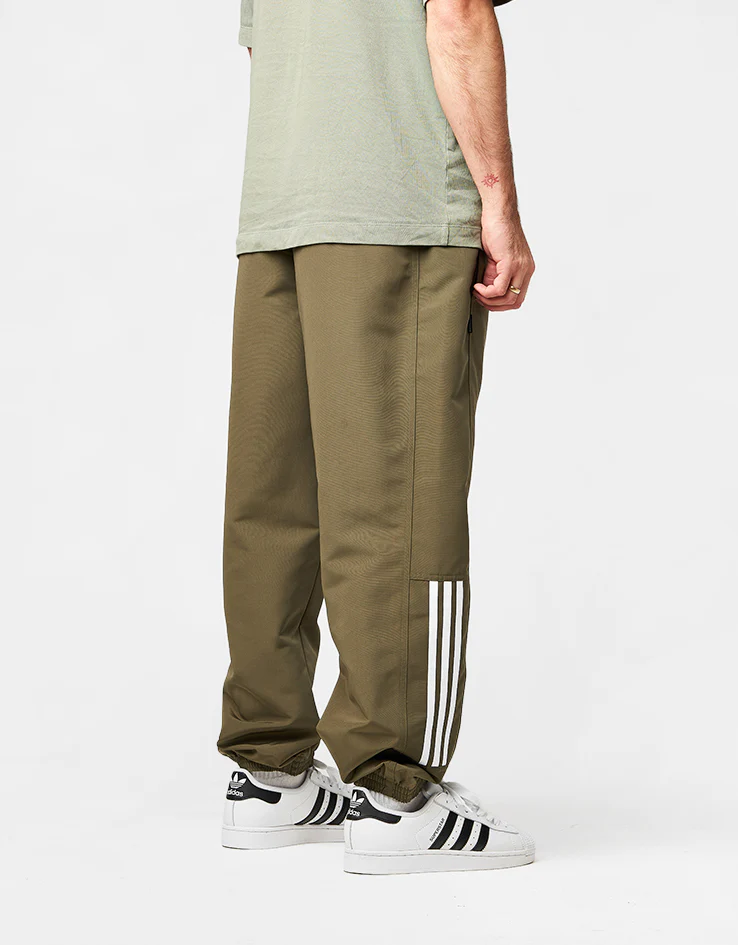 adidas Gatsele Track Pant - Olive Strata/White - Image 3