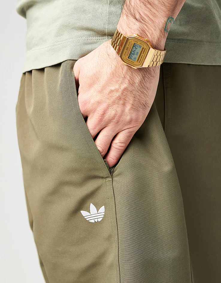 adidas Gatsele Track Pant - Olive Strata/White - Image 4