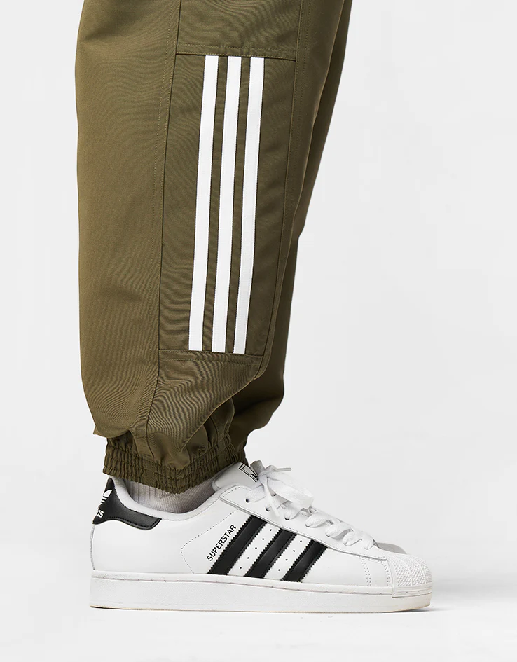 adidas Gatsele Track Pant - Olive Strata/White - Image 8