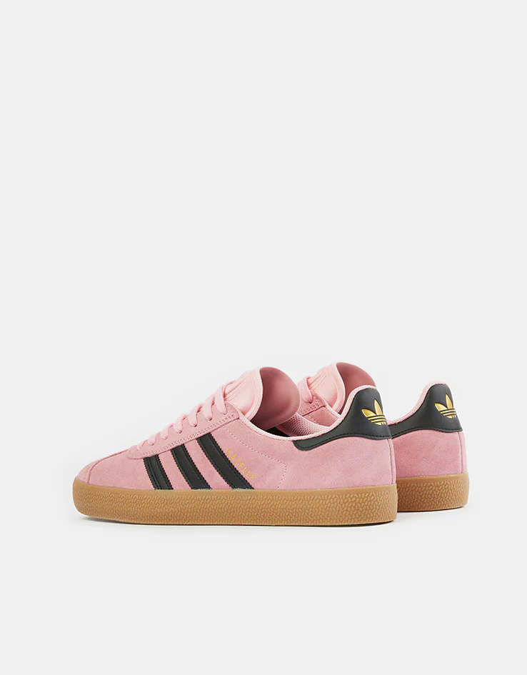 adidas Gazelle ADV Skate Shoes - Light Pink/Core Black/Gum - Image 5