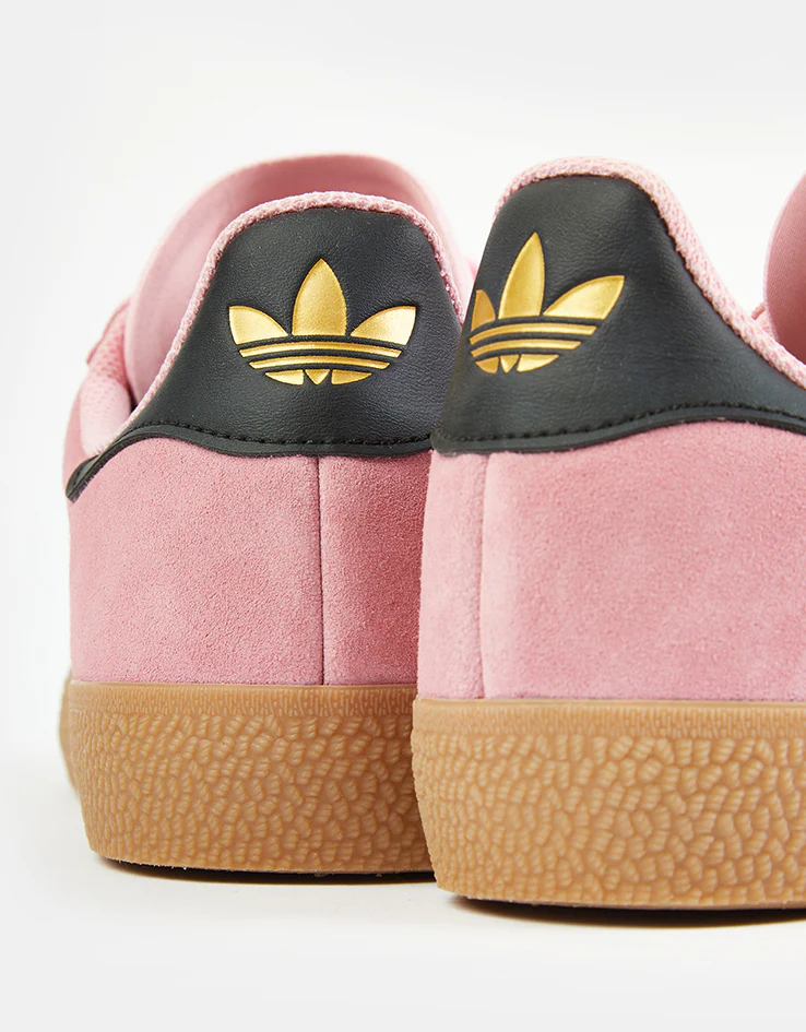 adidas Gazelle ADV Skate Shoes - Light Pink/Core Black/Gum - Image 8