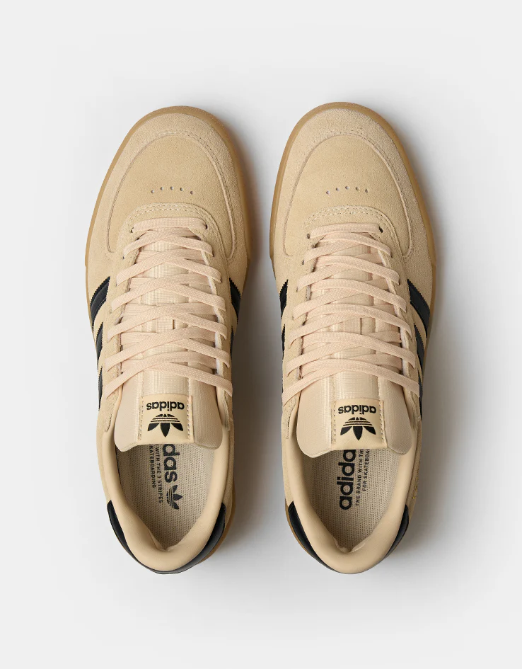 adidas Glenburn Skate Shoes - Sand Strata/Core Black/Gum - Image 2