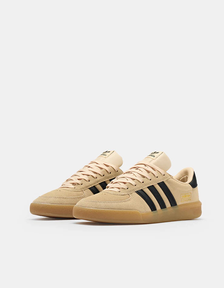 adidas Glenburn Skate Shoes - Sand Strata/Core Black/Gum - Image 3