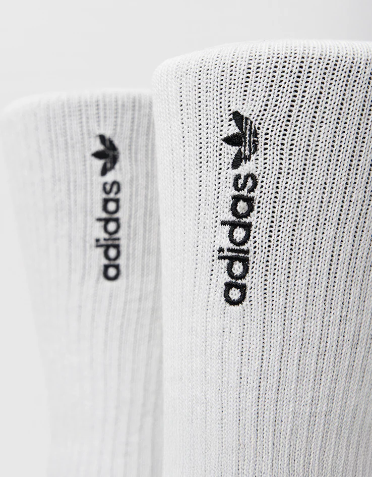 adidas Logo Socks - White - Image 3