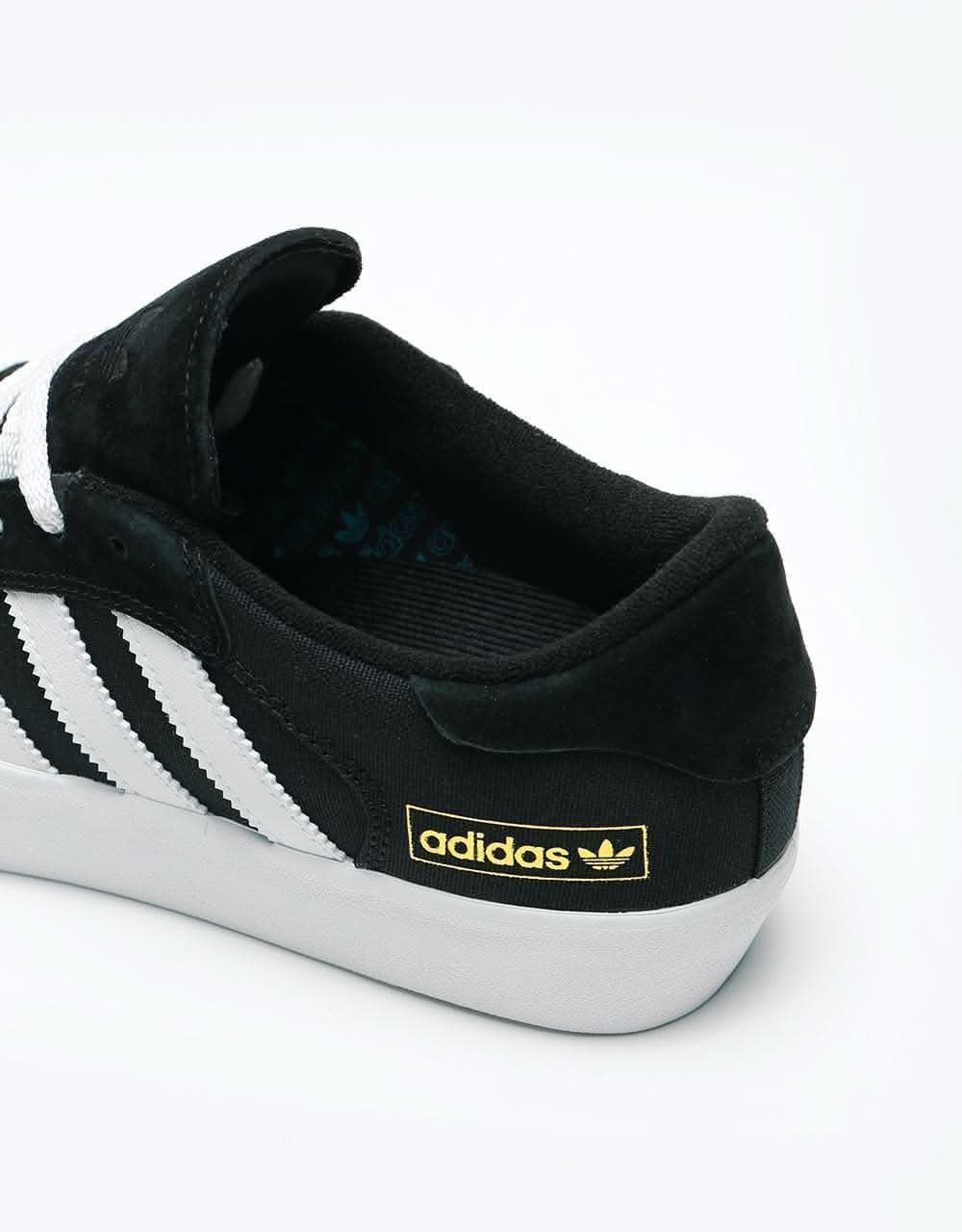 adidas Matchbreak Super Skate Shoes - Core Black/White/Gold Metallic - Image 7
