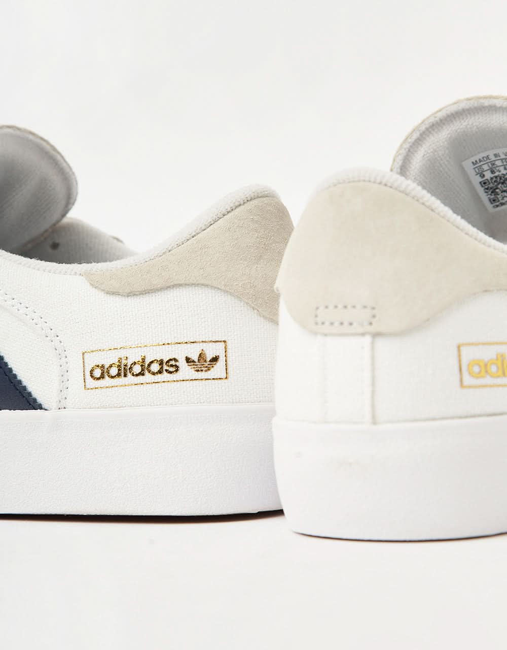 adidas Matchbreak Super Skate Shoes - Crystal White/Collegiate Navy/White - Image 5