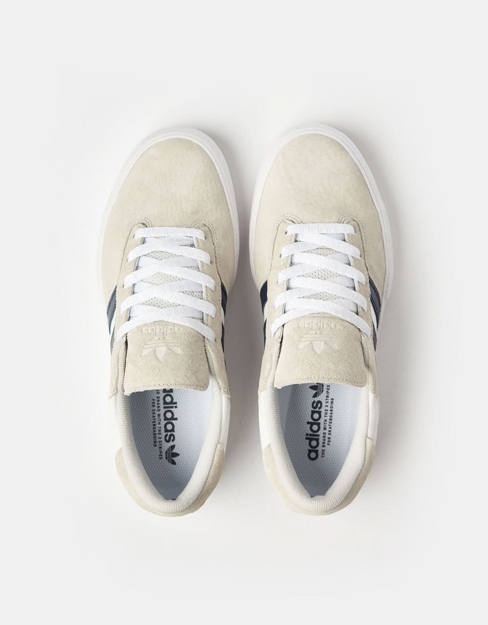 adidas Matchbreak Super Skate Shoes - Crystal White/Collegiate Navy/White - Image 8