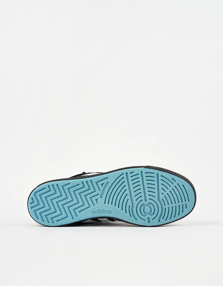 adidas Nora Skate Shoes - Core Black/Ftw White/Gold Metallic - Image 4