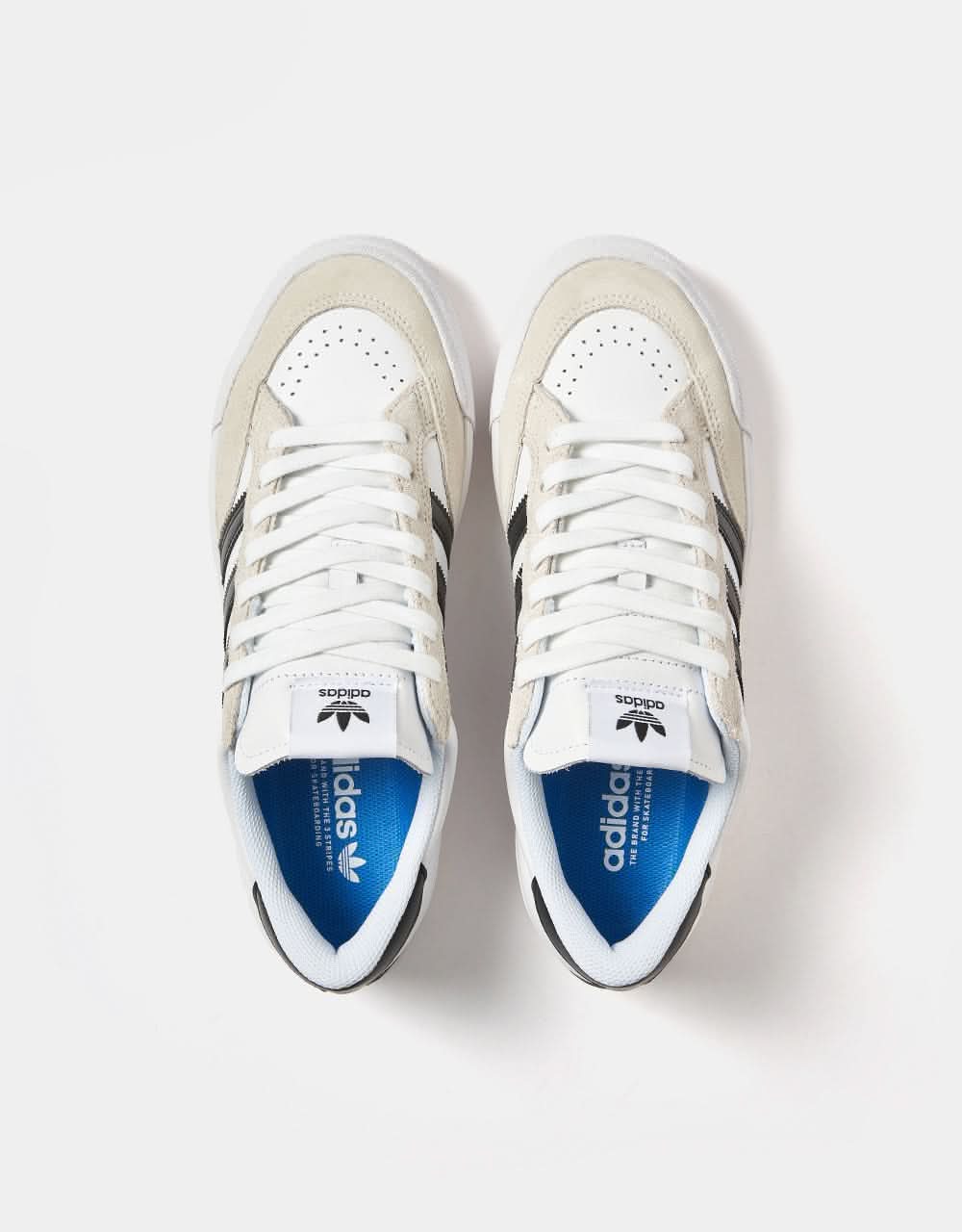 adidas Nora Skate Shoes - White/Core Black/Crystal White - Image 6