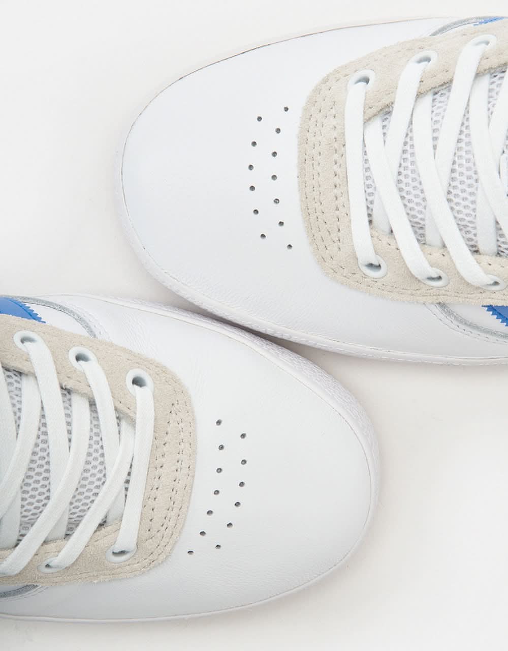 adidas Puig Indoor Skate Shoes - White/Bluebird/Gold Metallic - Image 6
