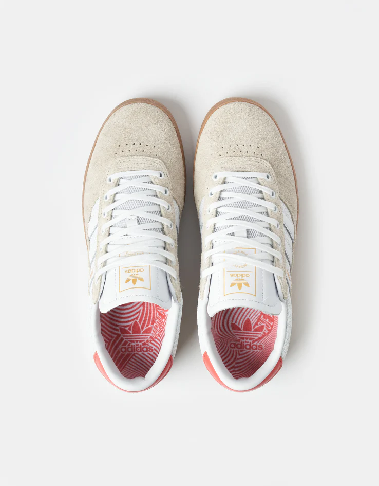 adidas Puig Indoor Skate Shoes - Wonder White/White/Gum - Image 2